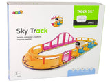Magnetiska byggblock Sky Track 29 delar med idébok, 3+ år