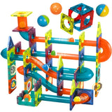 Magnetiska byggblock bollbana 96 delar ABS flerfärgad 3+ år