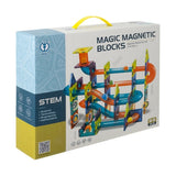 Magnetiska byggblock bollbana 96 delar ABS flerfärgad 3+ år