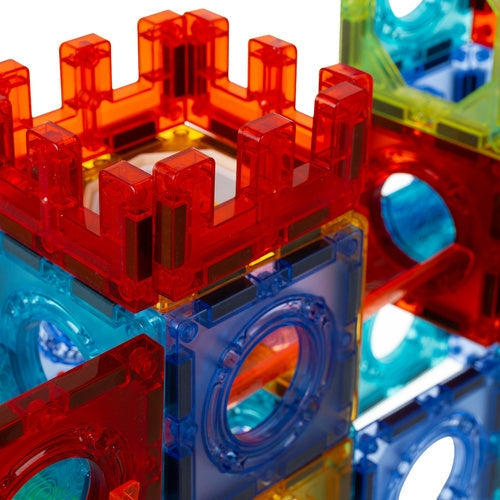 Magnetiska byggblock bollbana 96 delar ABS flerfärgad 3+ år