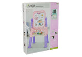 Magnetisk barnrittafel 2-sidig whiteboard/krittafel 110 cm 48 delar