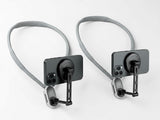 Magnetisk mobilhållare för halsen/nacken silikon svart 66 cm med rem