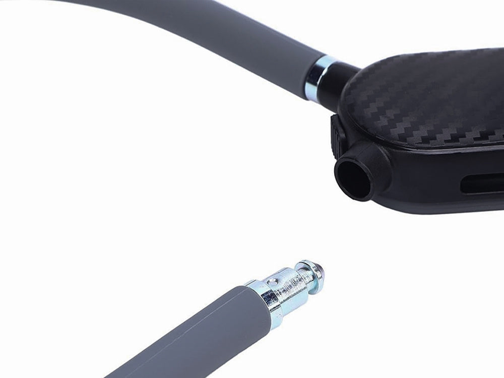 Magnetisk mobilhållare för halsen/nacken silikon svart 66 cm med rem