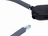 Magnetisk mobilhållare för halsen/nacken silikon svart 66 cm med rem