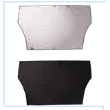 Magnetisk sol- och frostskyddsgardin bilruta 210x125 cm polyester