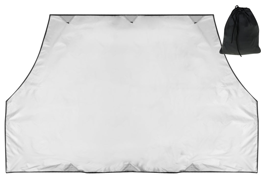 Magnetisk sol- och frostskyddsgardin bilruta 210x125 cm polyester
