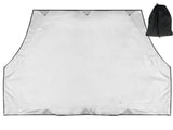 Magnetisk sol- och frostskyddsgardin bilruta 210x125 cm polyester