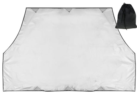 Magnetisk sol- och frostskyddsgardin bilruta 210x125 cm polyester