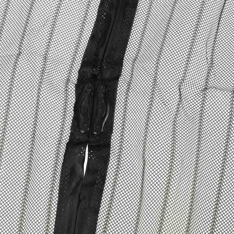Magnetiskt myggnät för dörr 100x210 cm svart själstängande
