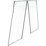 Magnetiskt myggnät för dörr 100x210 cm svart själstängande