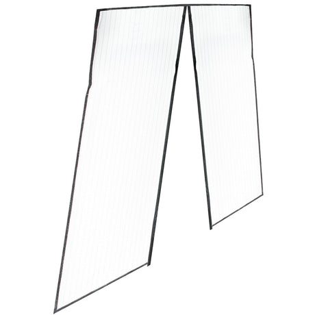 Magnetiskt myggnät för dörr 100x210 cm svart själstängande