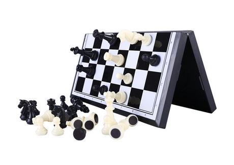 Magnetiskt schackset 25x25 cm spelbräda, från 6 år