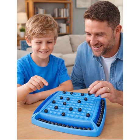 Magnetiskt strategispel med 20 kulor, 1–4 spelare, plastbräde
