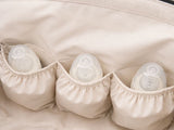 Mammaväska 3-i-1 set med kosmetikväska/organiserare beige