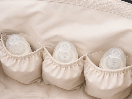Mammaväska 3-i-1 set polyester svart med necessär organiserare