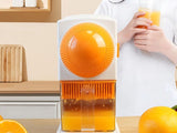 Manuell citruspress med behållare 500 ml plast