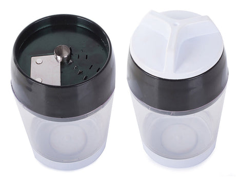 Manuell grönsaksskärare spiralizer med behållare 400 ml vit/svart