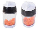 Manuell grönsaksskärare spiralizer med behållare 400 ml vit/svart