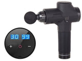 Massagepistol 30 hastigheter med 6 massagehuvuden och fodral