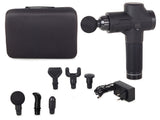 Massagepistol 30 hastigheter med 6 massagehuvuden och fodral