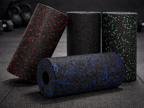 Massage roller EPP-skum fast slät 30x15 cm blandade färger