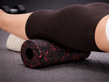 Massage roller EPP-skum fast slät 30x15 cm blandade färger