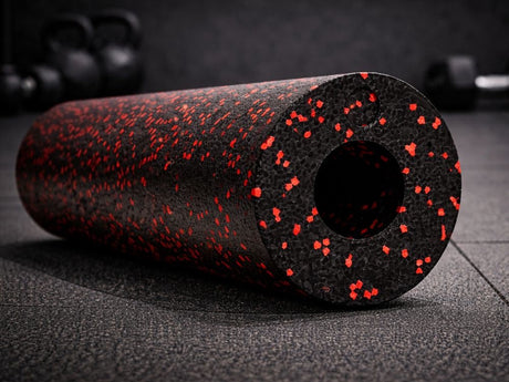 Massage roller EPP-skum fast slät 30x15 cm blandade färger