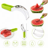 Melonskärare i rostfritt stål 25 cm, diskmaskinssäker, för alla meloner