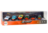 Metallbilar off-road leksaksbilar 6-pack 7 cm, från 3 år