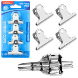 Metallklämmor 50 mm silver 4-pack för papper och dokument