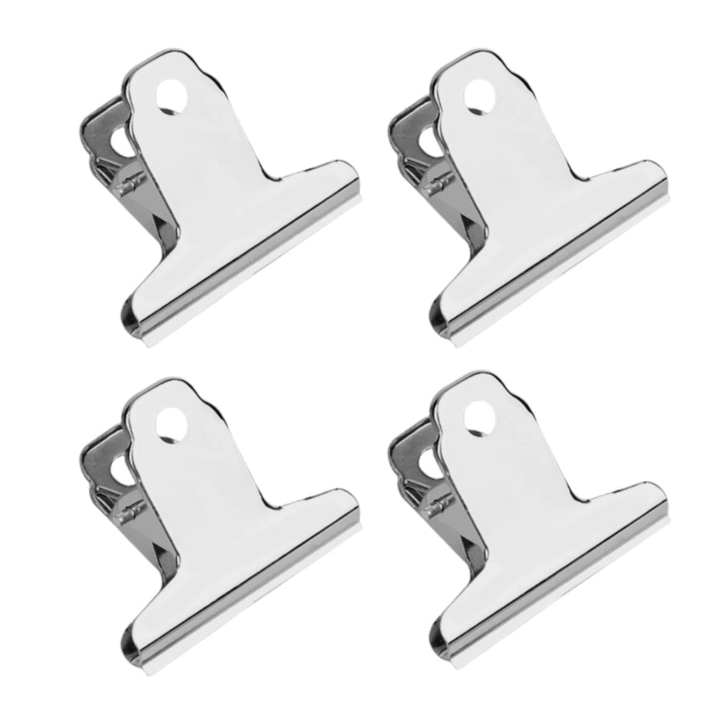 Metallklämmor 50 mm silver 4-pack för papper och dokument