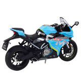 Metallmodell sportmotorcykel 17 cm med ljus/ljud, batterier ingår