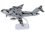 Militärflygplan leksaksmodell 22 cm med ljud/ljus, friktionsdrift