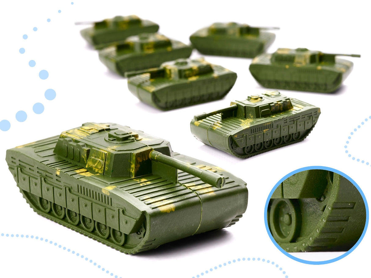 Militärleksak set 307 delar med 240 soldater, 6 tankar och flygplan