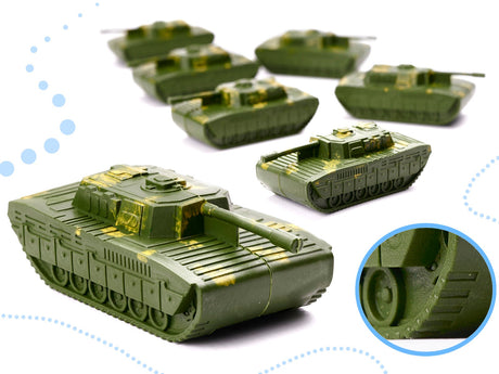 Militärleksak set 307 delar med 240 soldater, 6 tankar och flygplan