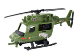 Militär leksaksset med helikopter ljus/ljud, fordon, kontrolltorn 3+