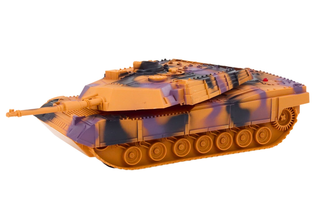 Militärleksaksset med tank & helikopter 33 cm, ljus/ljud, 3+ år