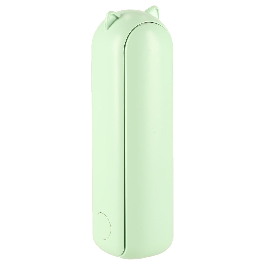 Mini USB bordsfläkt fällbar USB-C 3 hastigheter powerbank grön