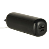 Mini USB-fläkt 2-i-1 hand/skrivbord 1200mAh USB-C svart