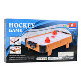 Mini air hockey bordsspel 61x32,5 cm batteridrivet 2 spelare