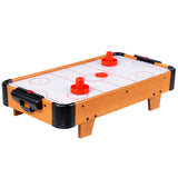 Mini air hockey bordsspel 61x32,5 cm batteridrivet 2 spelare