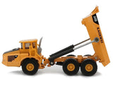 Miniatyr dumperlastbil 1:87 i metall 13 cm med tippbart flak
