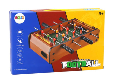 Mini bordfotboll i trä 36x21,5 cm med poängtavla, från 3 år