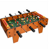 Mini bordfotbollsspel 50x25 cm MDF med poängtavlor, 2 bollar