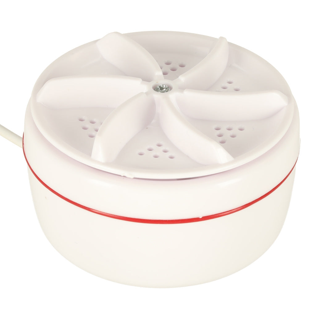 Mini campingtvättmaskin USB 5V 50W för hink, 5L/1kg med sugkoppar