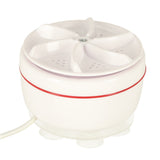 Mini campingtvättmaskin USB 5V 50W för hink, 5L/1kg med sugkoppar