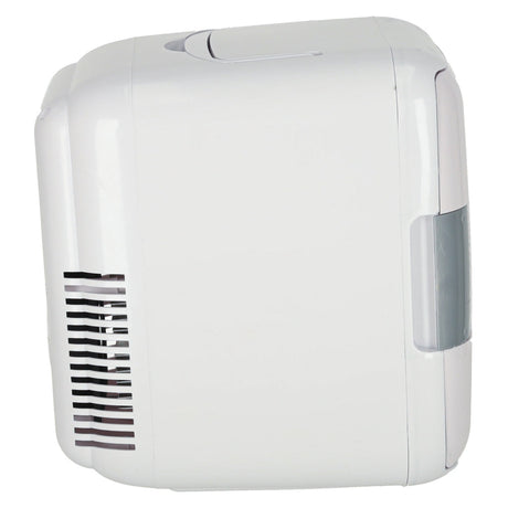 Mini el-kylskåp 4L kyl/värme 12V/110-220V för bil & hem vit