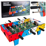 Mini fotbollsbord 69x37x24 cm bordsspel för 2 spelare inkl 2 bollar