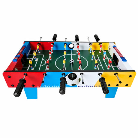 Mini fotbollsbord 69x37x24 cm bordsspel för 2 spelare inkl 2 bollar