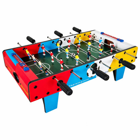 Mini fotbollsbord 69x37x24 cm bordsspel för 2 spelare inkl 2 bollar